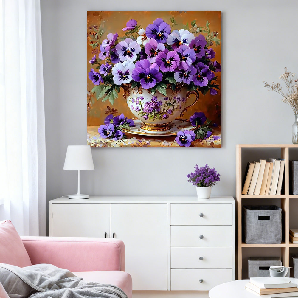 HUACAN 5D Diamond Mosaic Rose  - Resin Art Wallpaper review and price