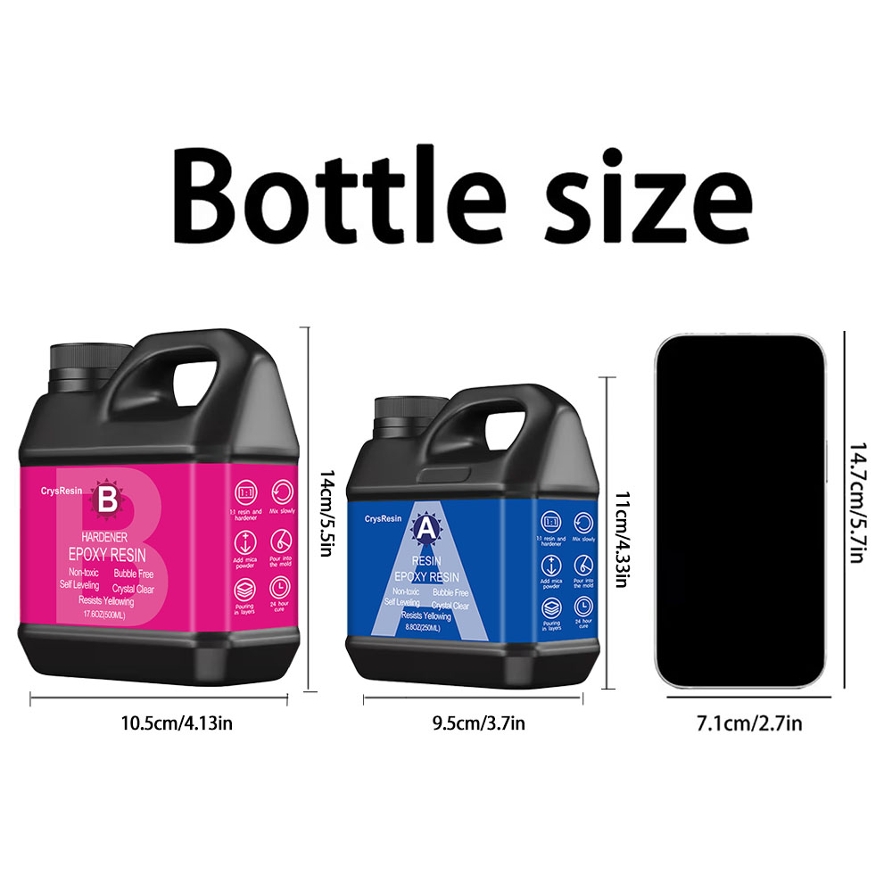 Crystal Clear Epoxy Resin 1:1  - Resin Art Mold review and price