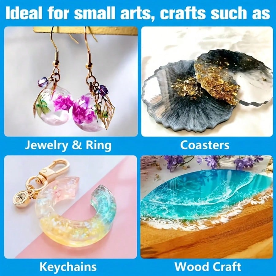 Crystal Clear Epoxy Resin 1:1  - Resin Art Mold review and price
