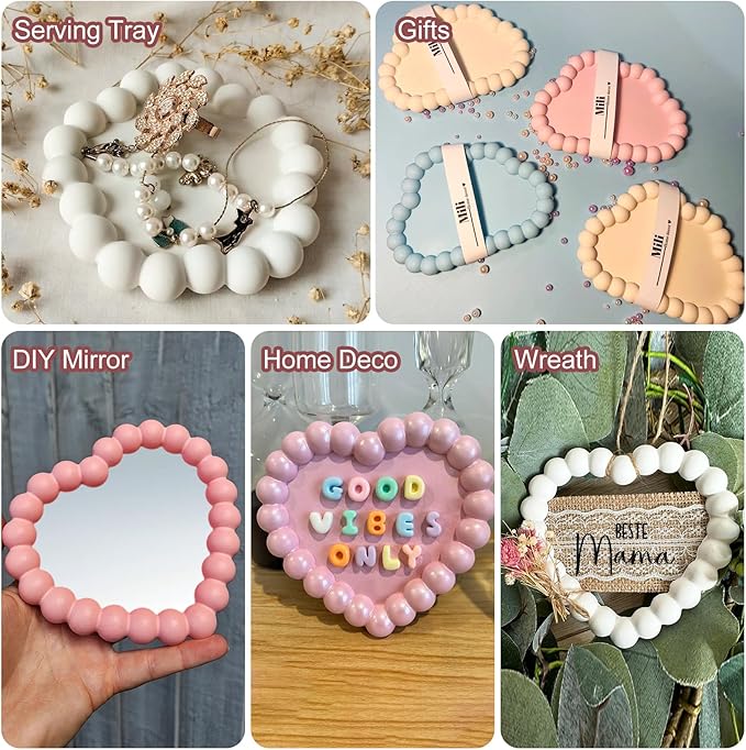 Bubble Resin Tray Silicone Mol - Coaster Mold Square review and price