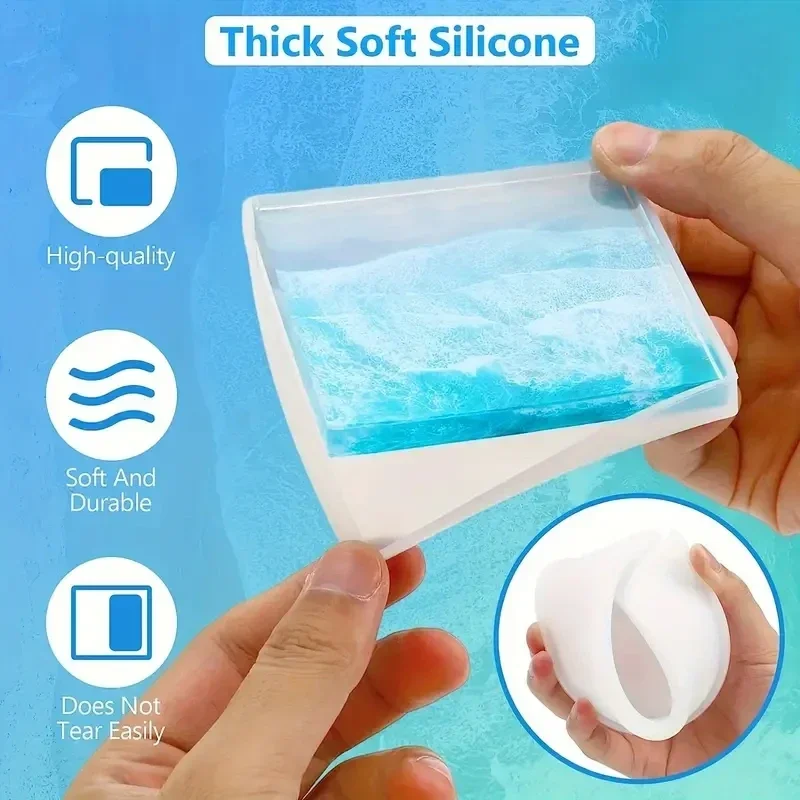 5Pcs/Set DlY Epoxy Resin Cup C - Coaster Mold Square review and price