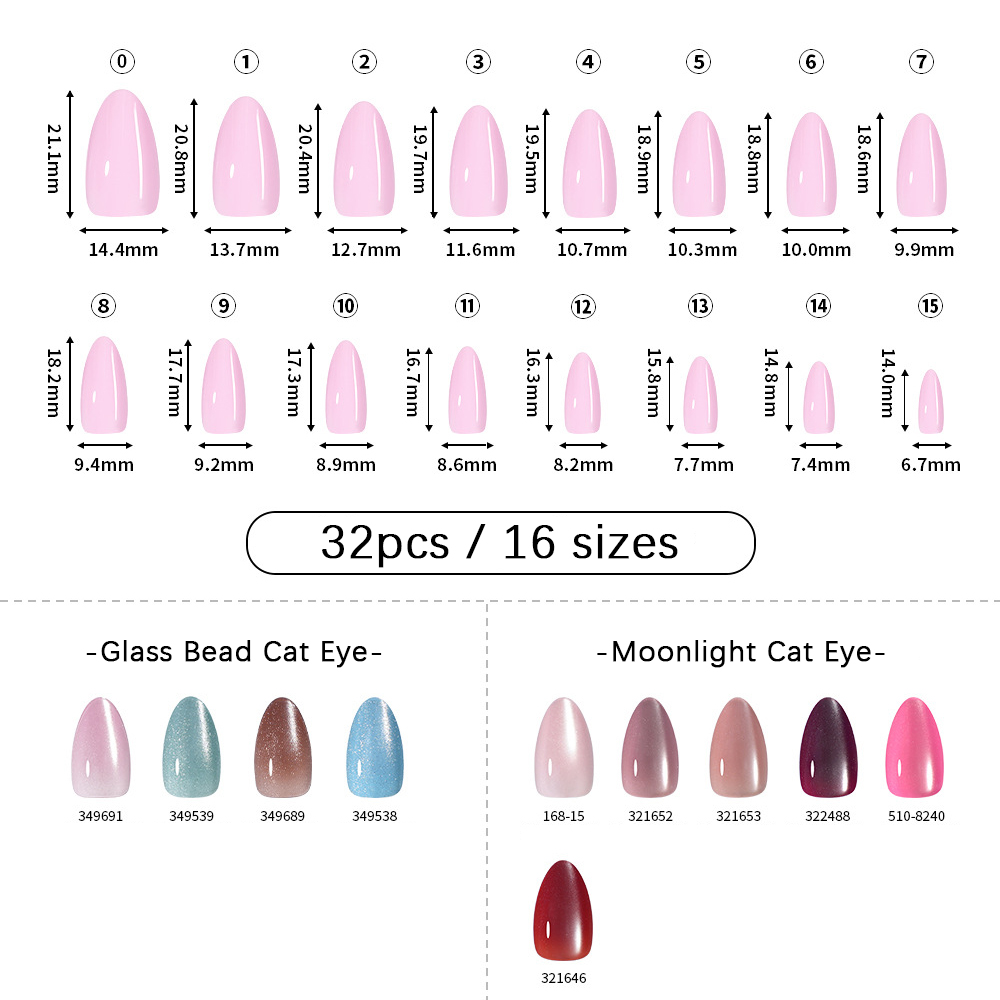 VITAGWX 32pcs Press on Nails A - Resin Art Materials review and price