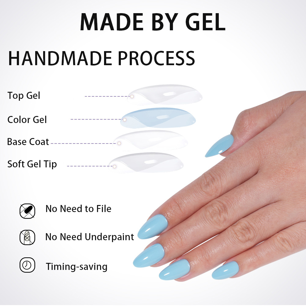 VITAGWX 32pcs Press on Nails A - Resin Art Materials review and price