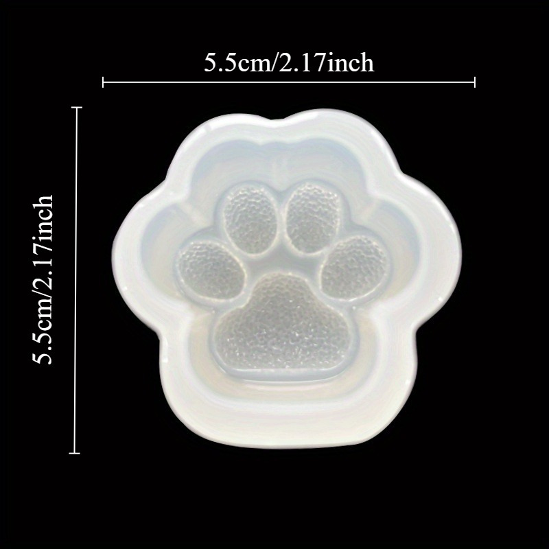 1pc Paw Print  Mold, Clear Epo - Resin Art Mold review and price