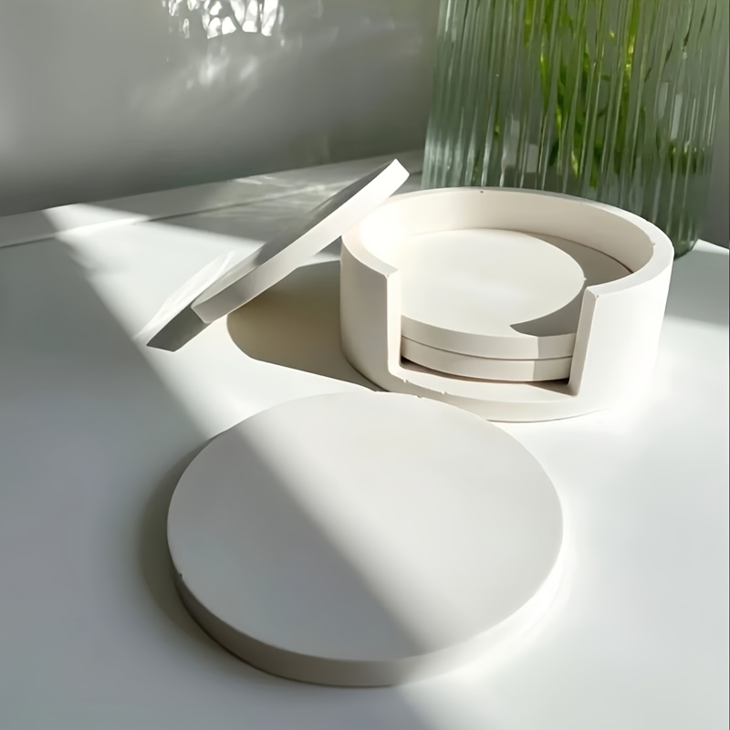 5pcs Round Coaster Silicone Mo - Coaster Mold Square review and price