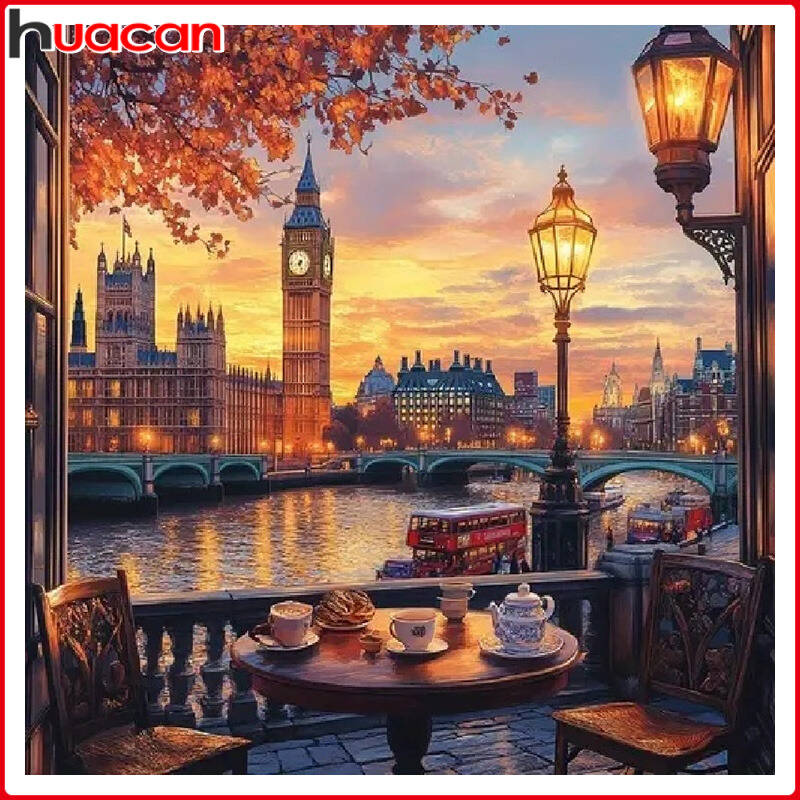 Huacan City Autumn Landscape D - Resin Art Wallpaper review and price