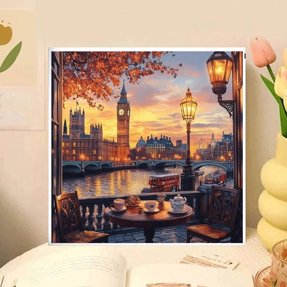 Huacan City Autumn Landscape D - Resin Art Wallpaper review and price
