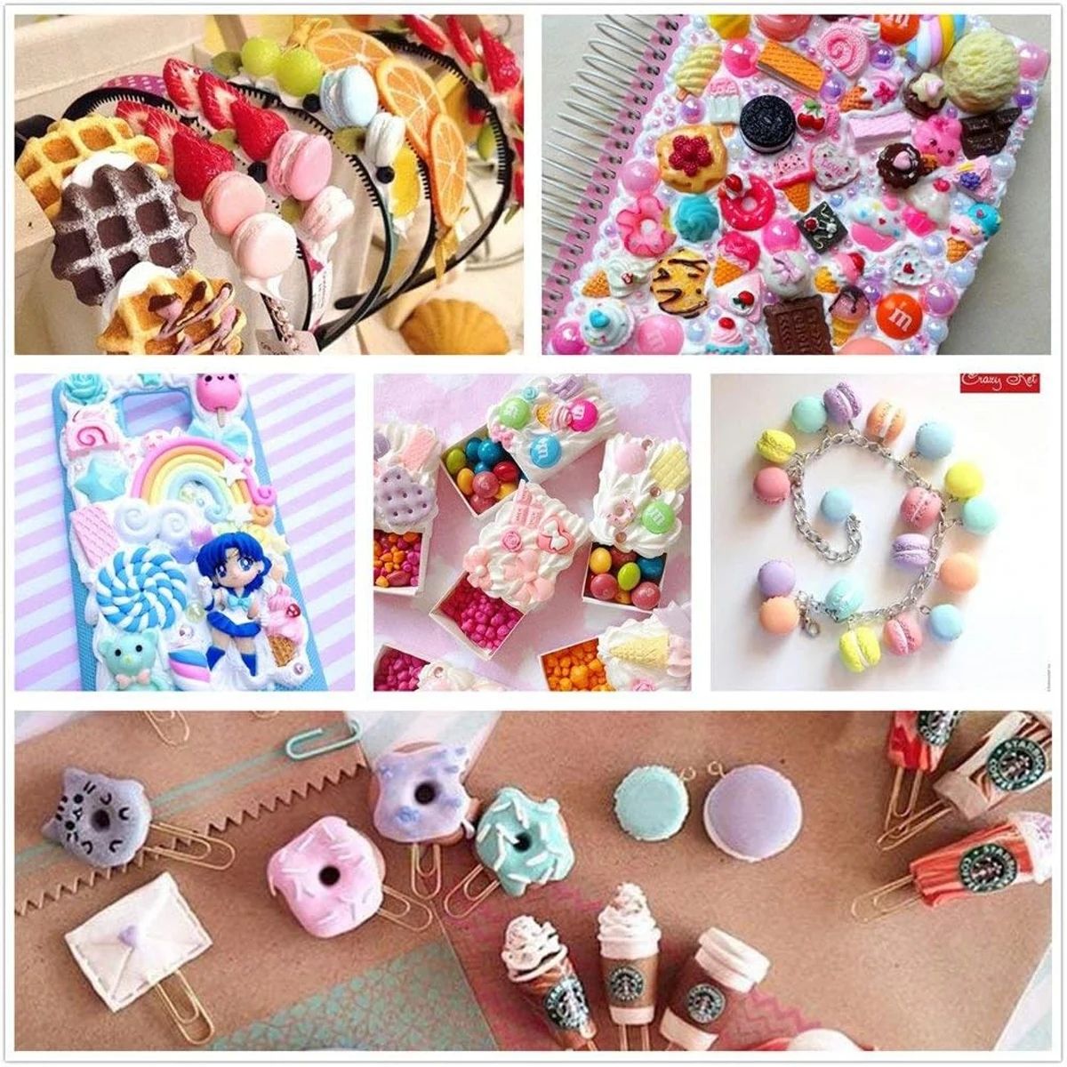 30pcs Random Candy Slime Charm - Resin Art Materials review and price