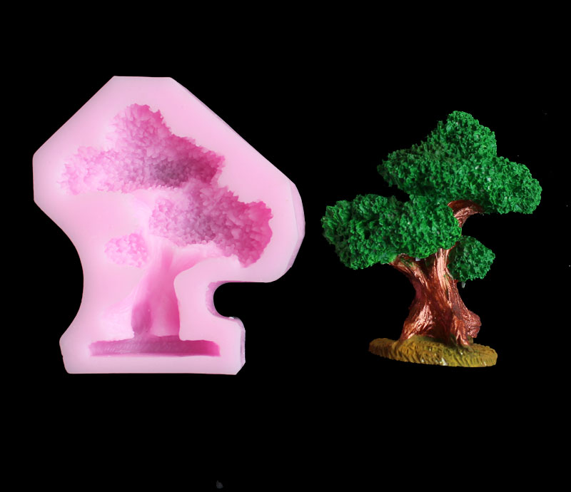 Pine tree silica gel mold DIY  - Resin Art Materials review and price