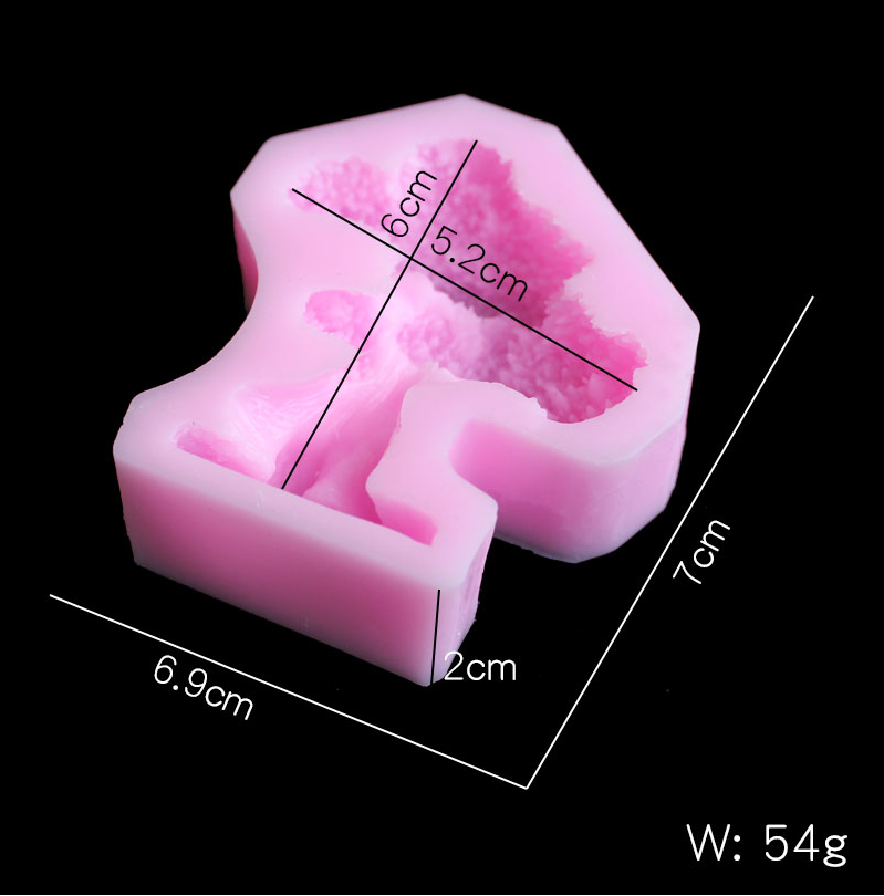 Pine tree silica gel mold DIY  - Resin Art Materials review and price