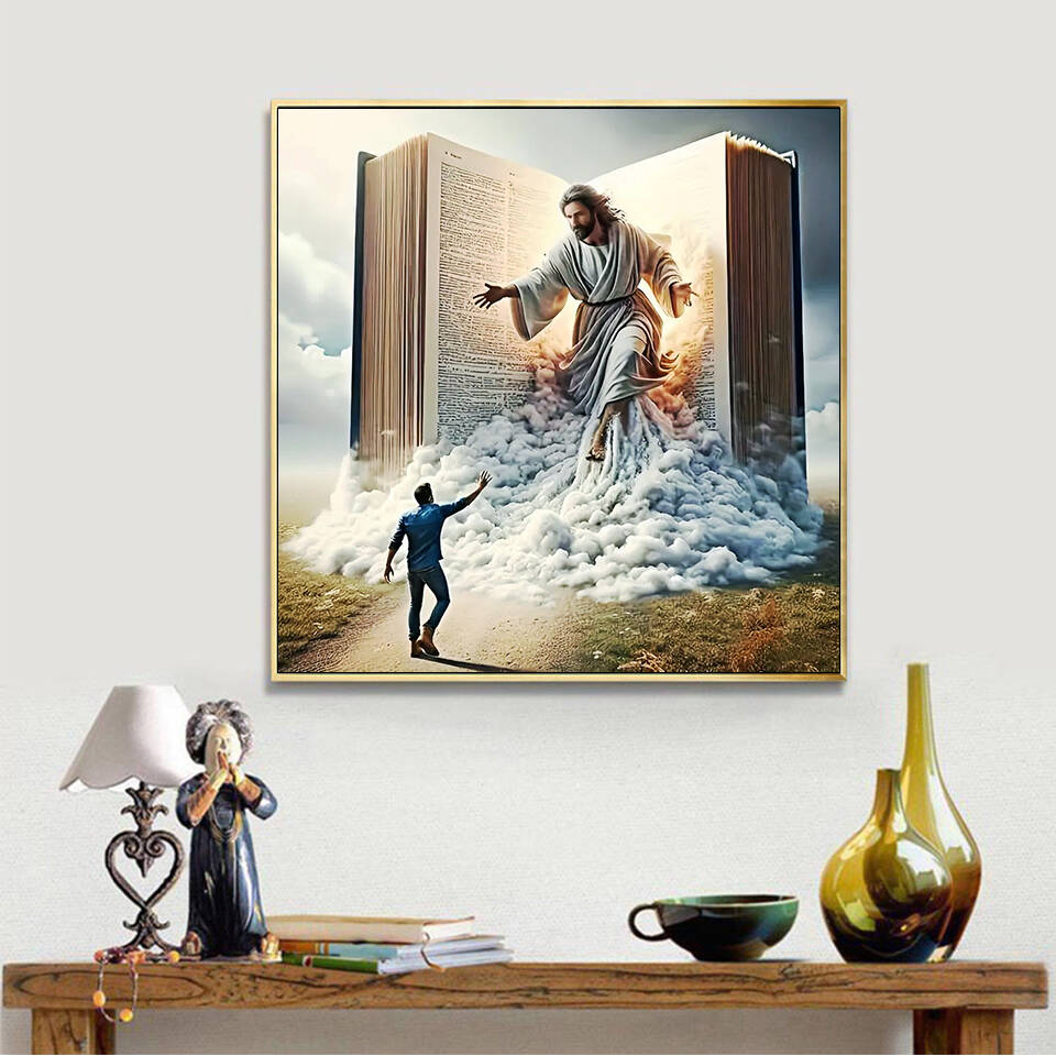 Evershine Full Square Diamond  - Resin Art Wallpaper review and price
