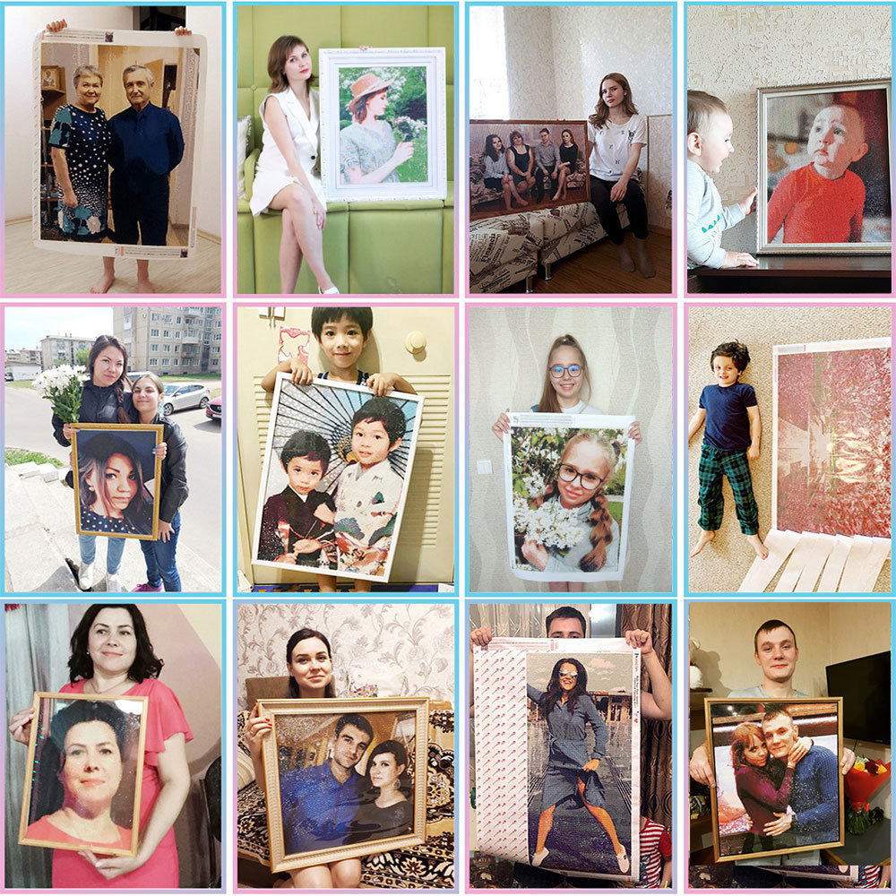 HUACAN Custom Photo Diamond Pa - Resin Art Wallpaper review and price