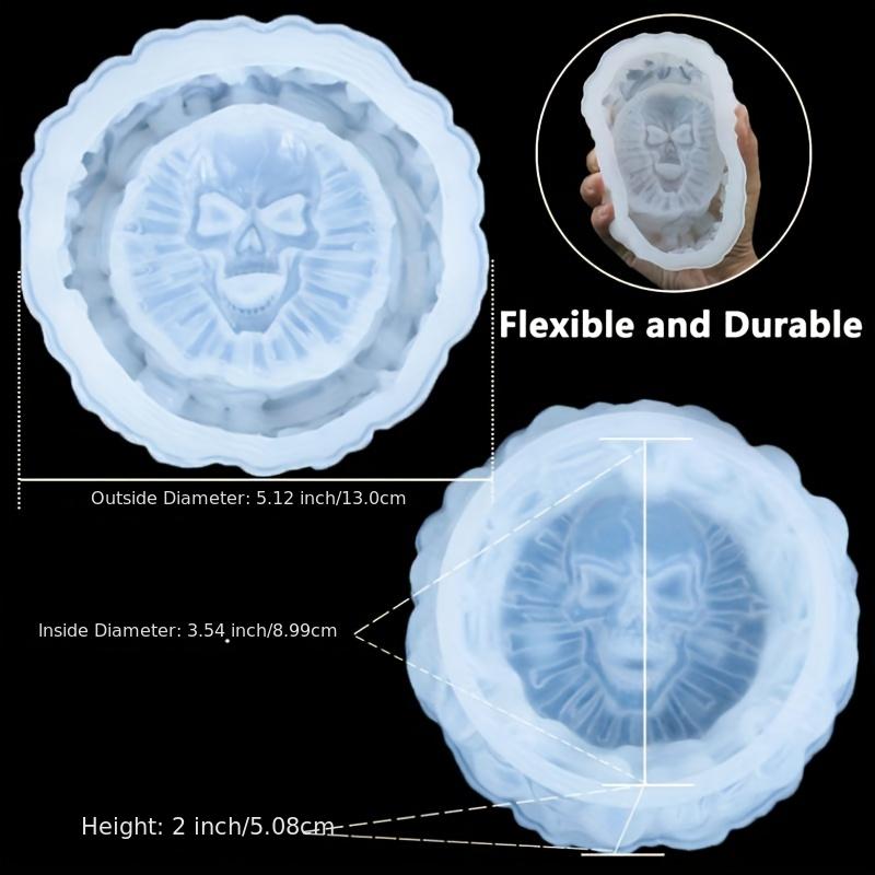 Ashtray mold, skull DIY craft  - Resin Art Materials review and price
