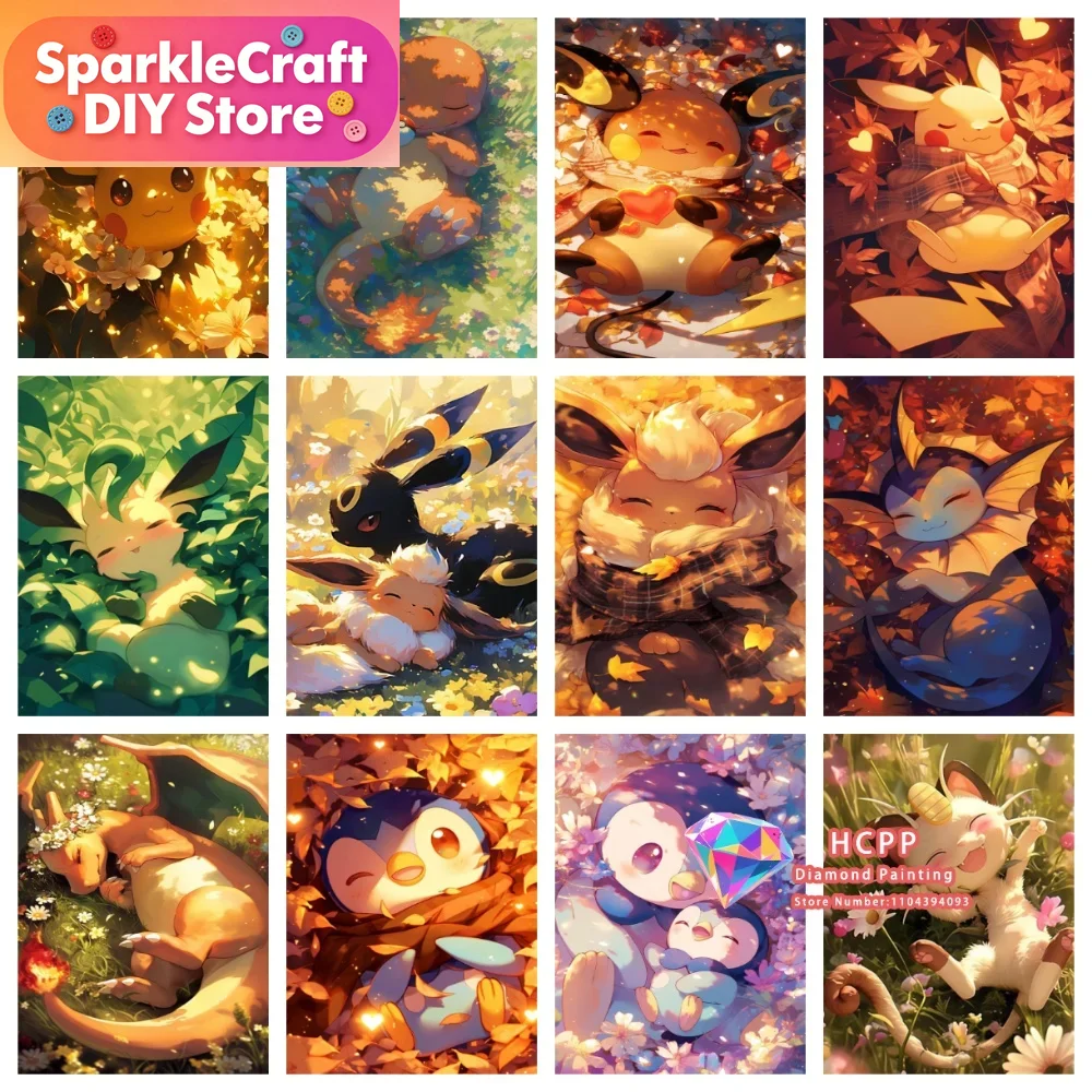 1pc frameless Cartoon Pokemon  - Resin Art Materials review and price