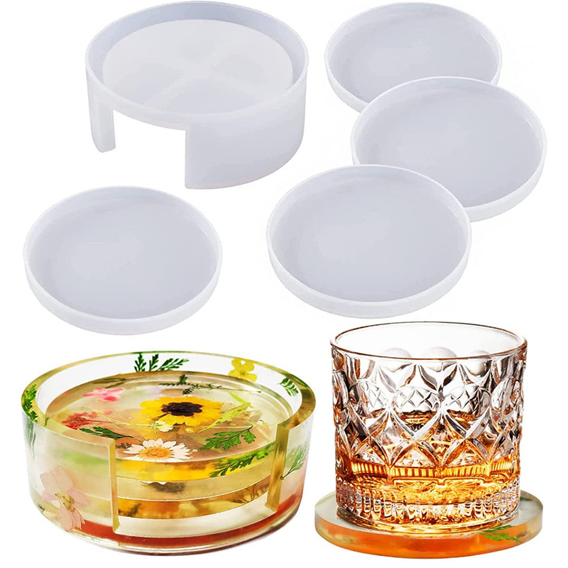 Round Square Coaster Silicone  - Coaster Mold Square review and price