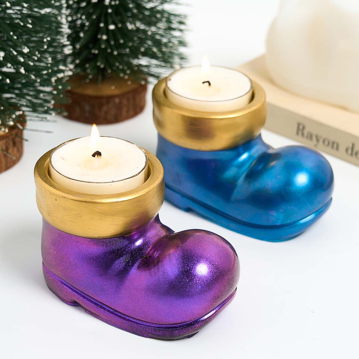 Christmas Boots Shoes Candle H - Resin Art Materials review and price