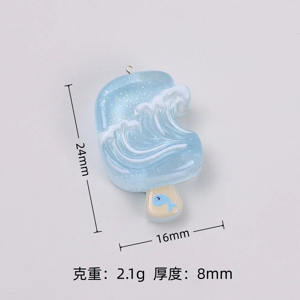 10Pcs Kawaii Summer Popsicle R - Resin Art Materials review and price